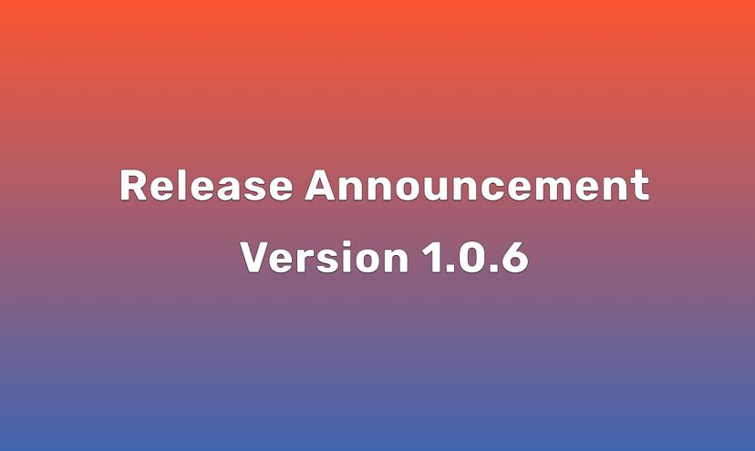 Release 1.0.6