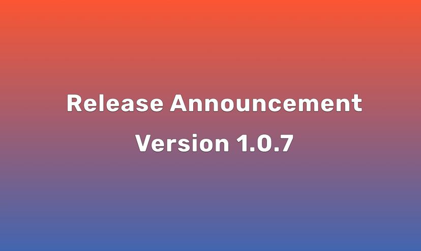 Release 1.0.7