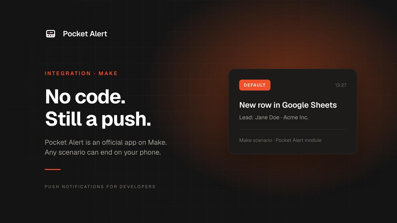 Official integration with Make